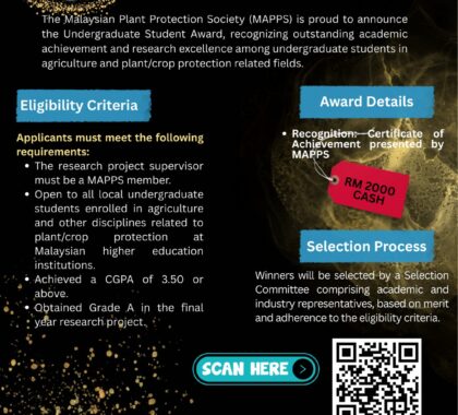 MAPPS Undergraduate Student Award