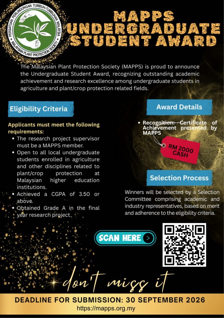 MAPPS Undergraduate Student Award